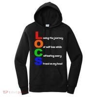 Locs Acronym Quote Inspirational Newly Loc'd Women's Hoodie thumb 0