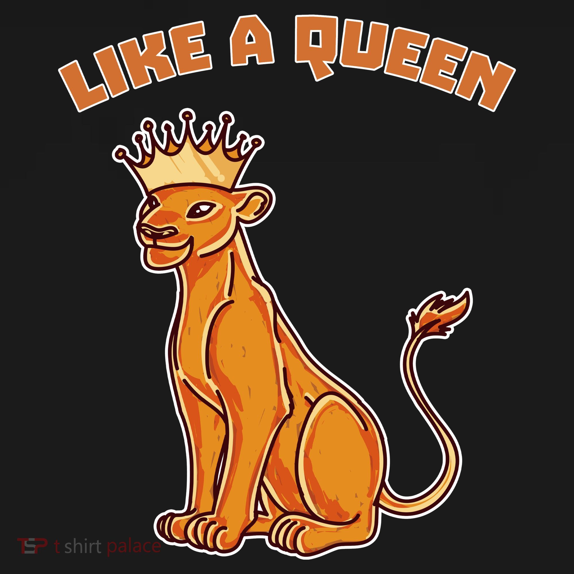 Like A Queen Queen Of The Jungle Lioness Toddler Hoodie