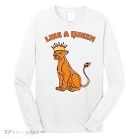 Like A Queen Queen Of The Jungle Lioness Long Sleeve Shirt thumb 0