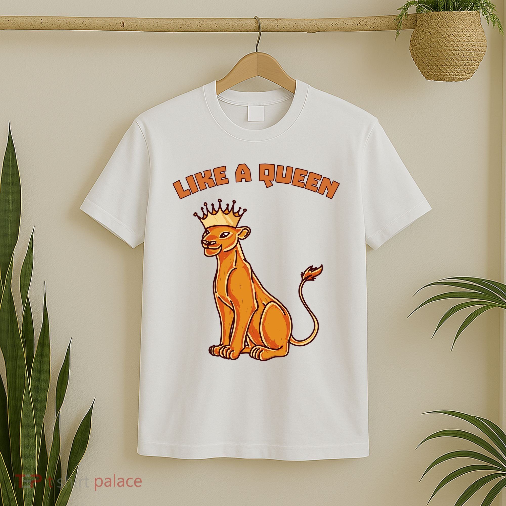 Like A Queen Queen Of The Jungle Lioness T-Shirt