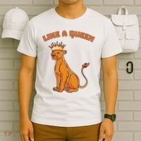 Like A Queen Queen Of The Jungle Lioness T-Shirt thumb 6