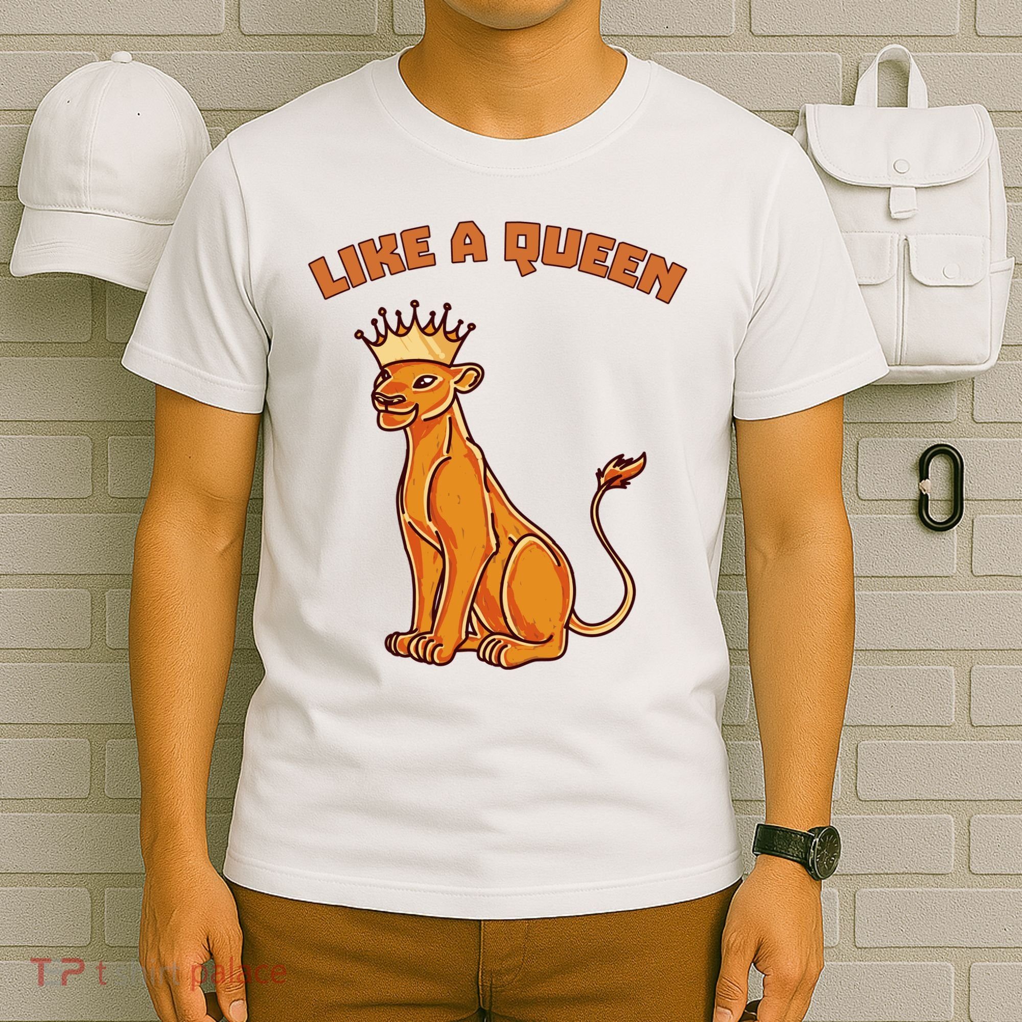 Like A Queen Queen Of The Jungle Lioness T-Shirt