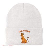 Like A Queen Queen Of The Jungle Lioness Beanie thumb 0