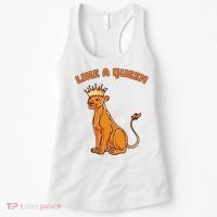 Like A Queen Queen Of The Jungle Lioness Women's Tank Top thumb 0
