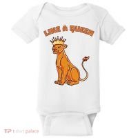 Like A Queen Queen Of The Jungle Lioness Baby Bodysuit thumb 0