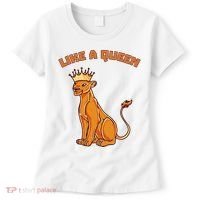 Like A Queen Queen Of The Jungle Lioness Women's T-Shirt thumb 0