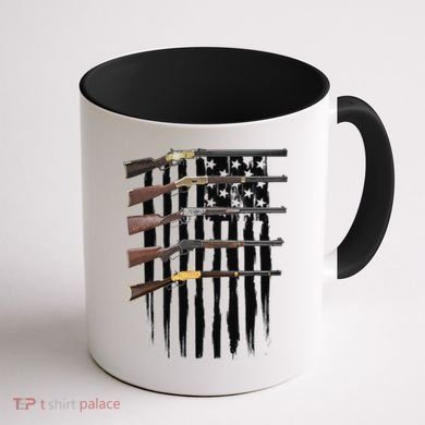 Lever Action Rifles Gift Coffee Mug back