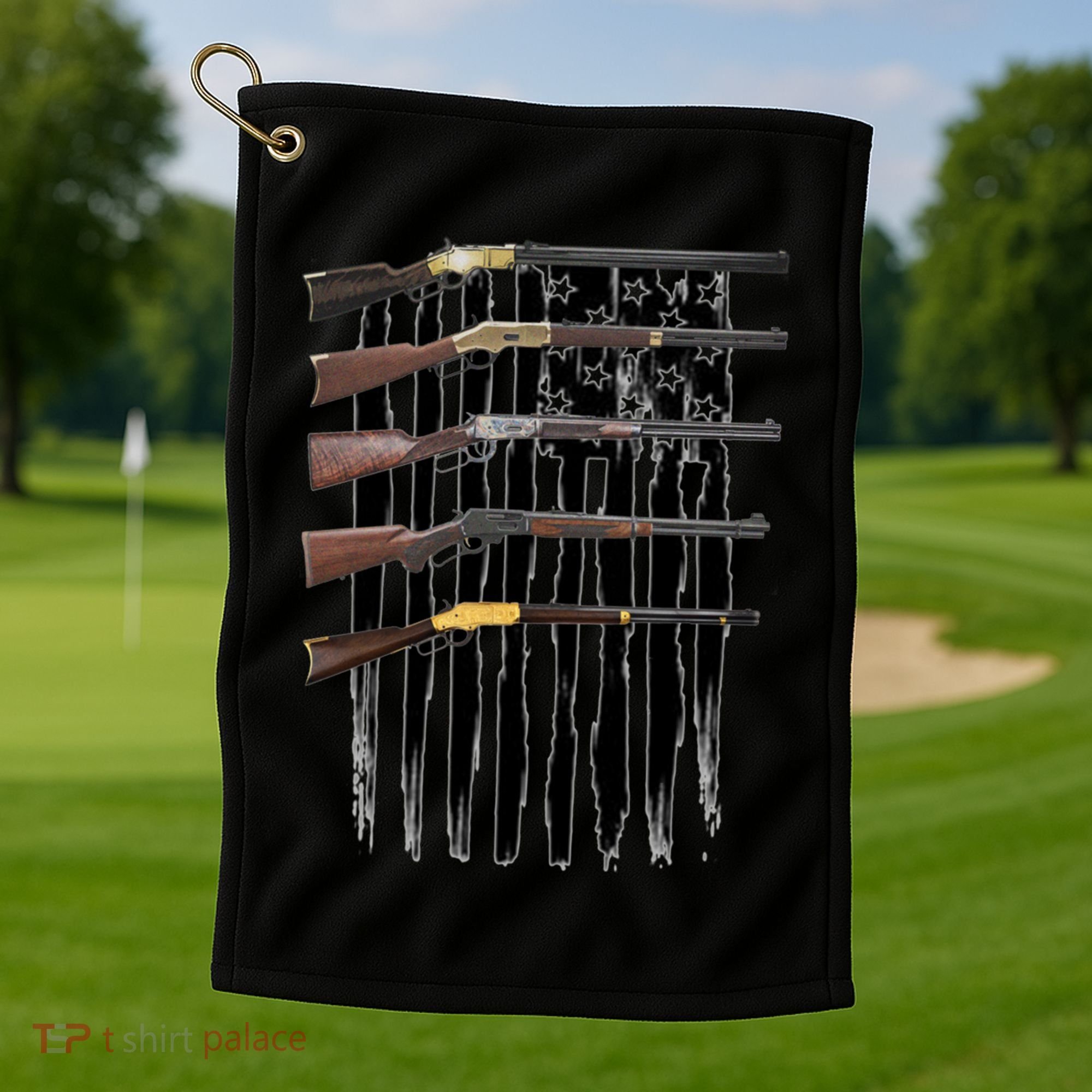 Lever Action Rifles Gift Golf Towel