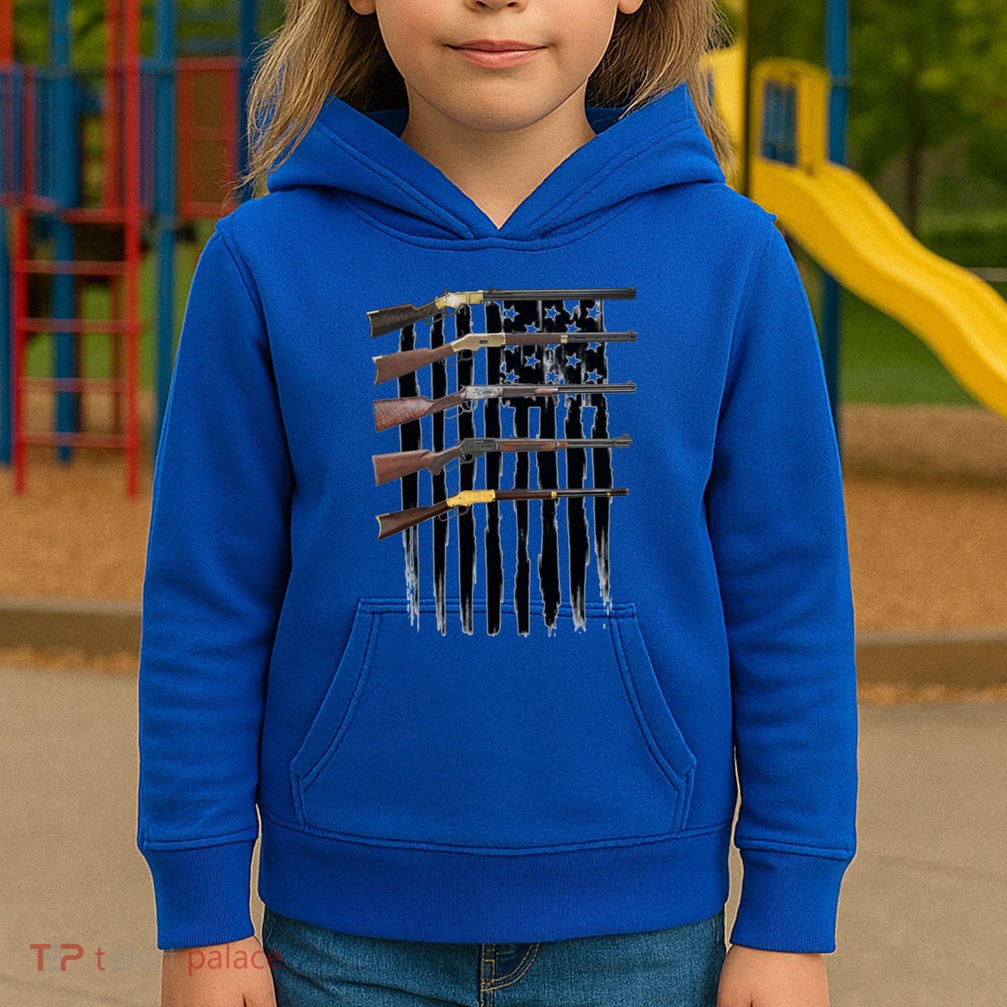 Lever Action Rifles Gift Kids Hoodie