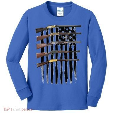 Lever Action Rifles Gift Kids Long Sleeve Shirt