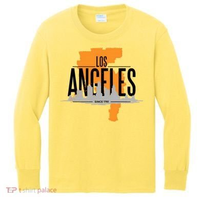 Los Angeles Rugged Kids Long Sleeve Shirt