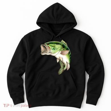 Largemouth Bass Swimming Hoodie