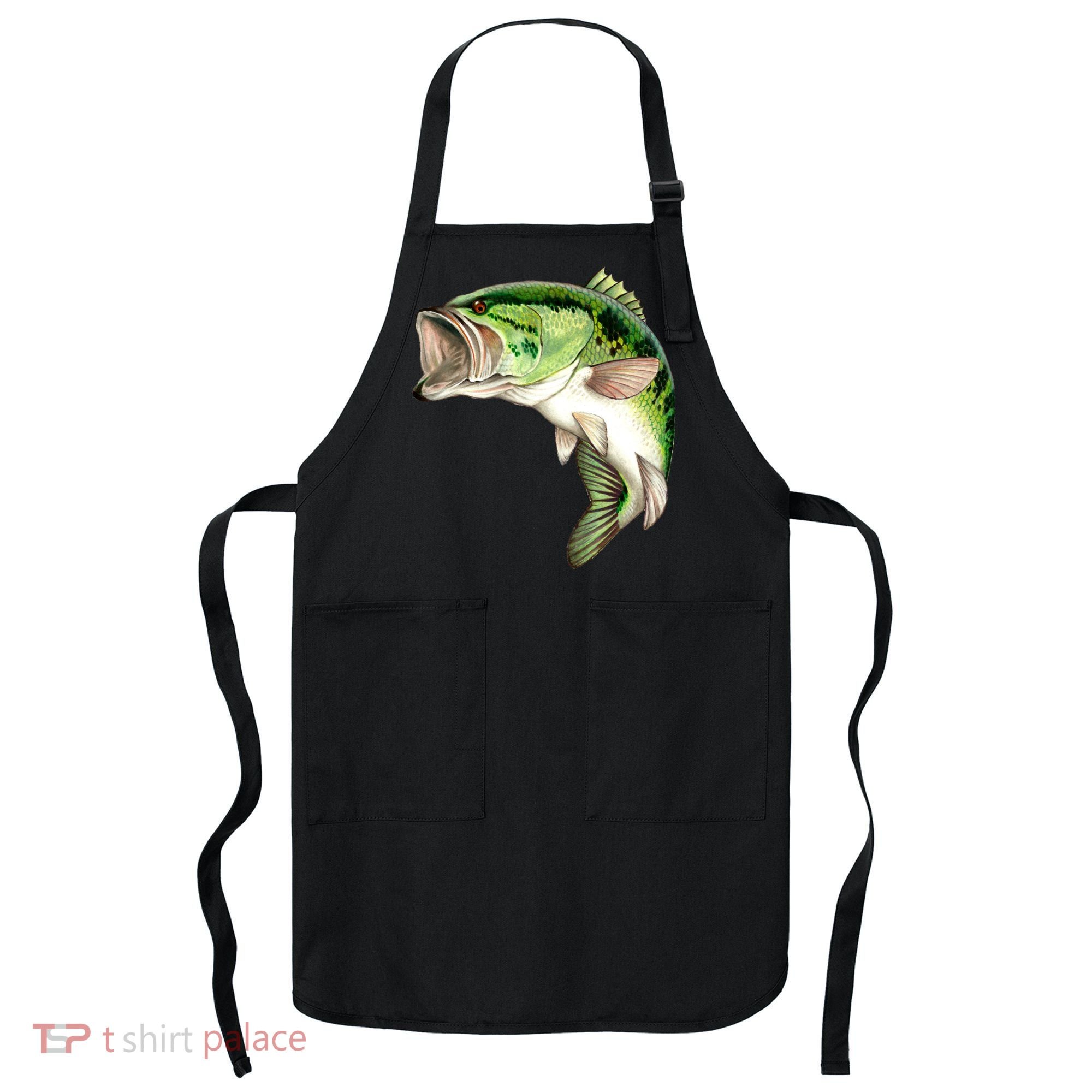 Largemouth Bass Swimming Apron