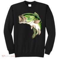 Largemouth Bass Swimming Sweatshirt thumb 0