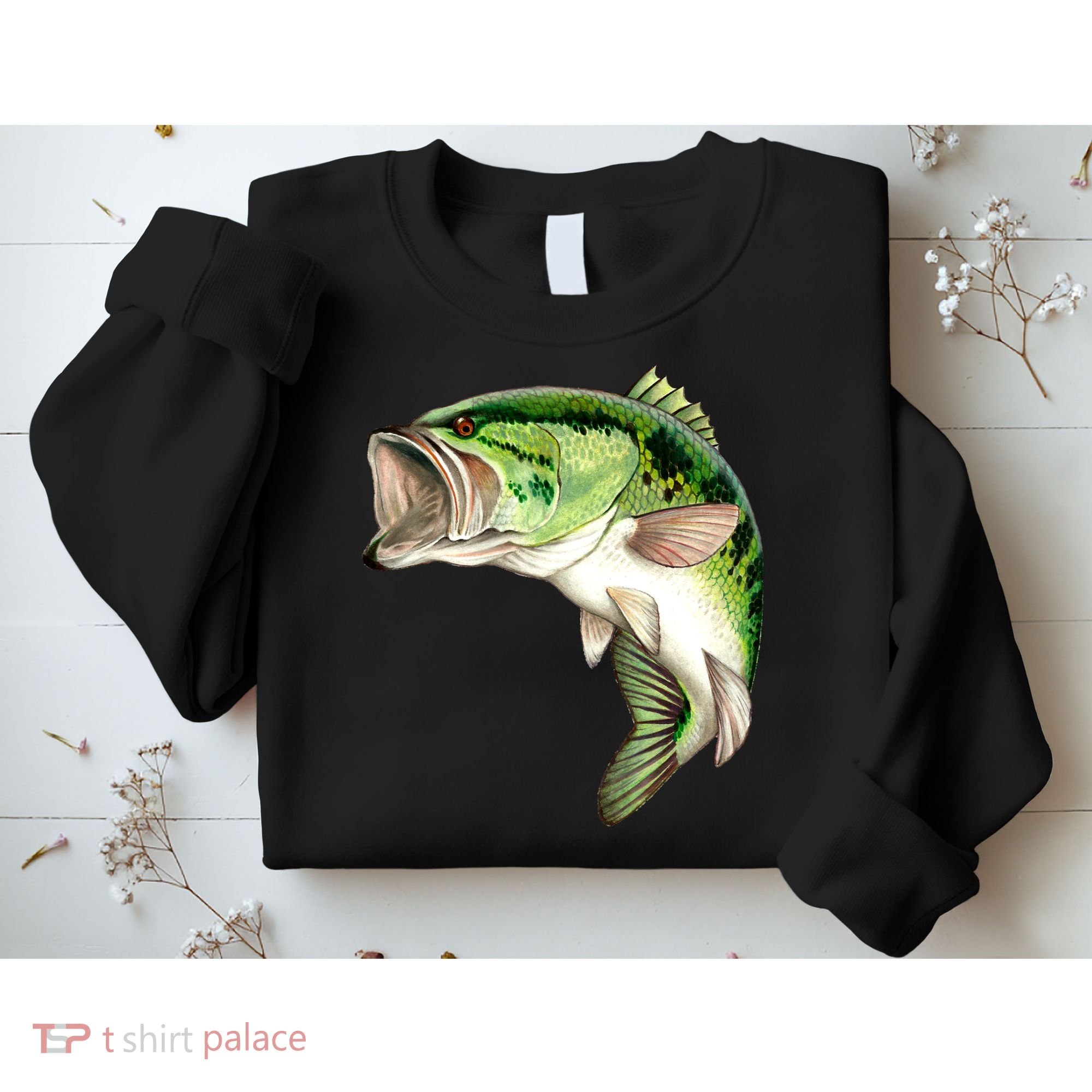 Largemouth Bass Swimming Sweatshirt