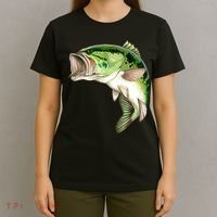 Largemouth Bass Swimming T-Shirt thumb 4