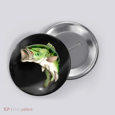 Largemouth Bass Swimming Button