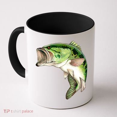 Largemouth Bass Swimming Coffee Mug