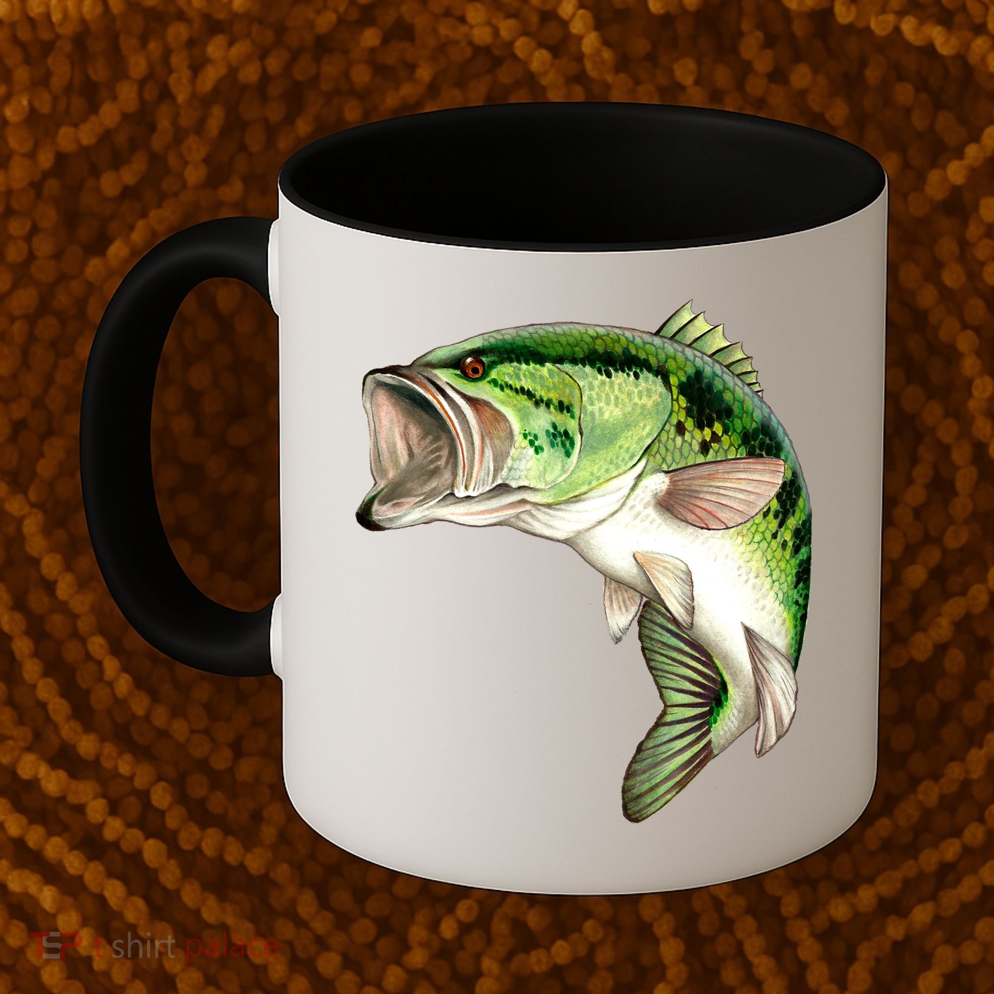 Largemouth Bass Swimming Coffee Mug