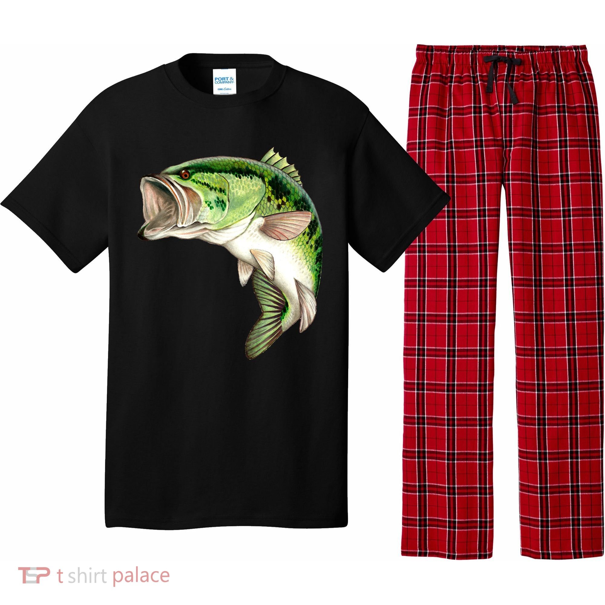 Largemouth Bass Swimming Pajama Set