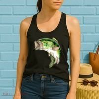 Largemouth Bass Swimming Women's Tank Top thumb 2