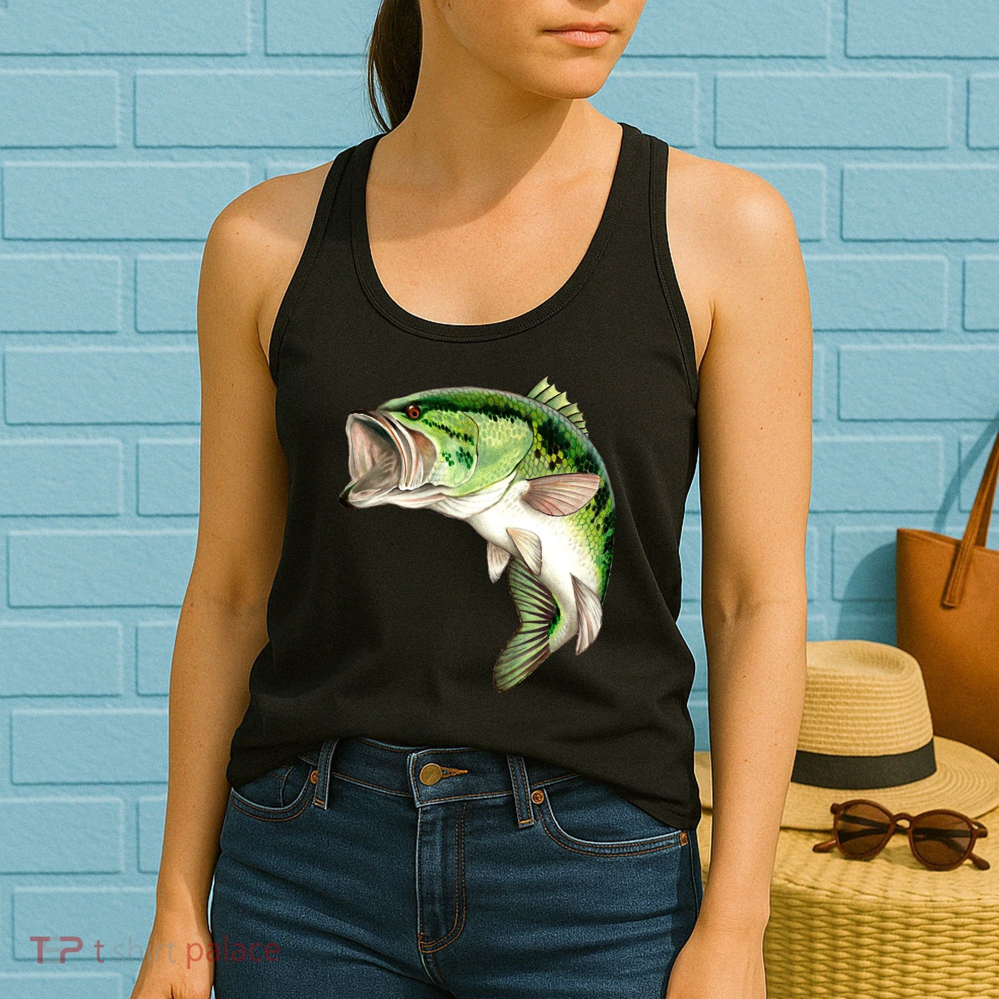 Largemouth Bass Swimming Women's Tank Top