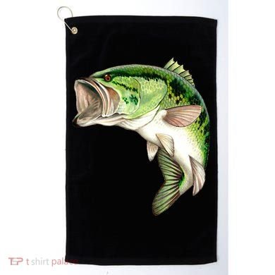 Largemouth Bass Swimming Golf Towel