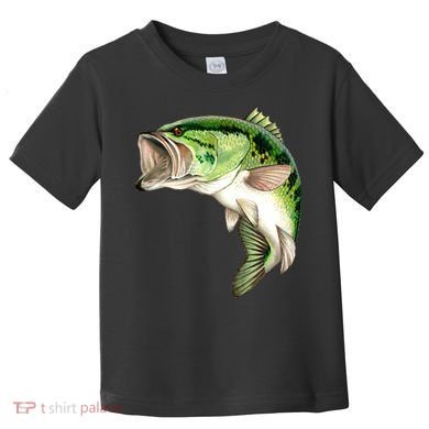 Largemouth Bass Swimming Toddler T-Shirt