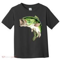 Largemouth Bass Swimming Toddler T-Shirt thumb 0