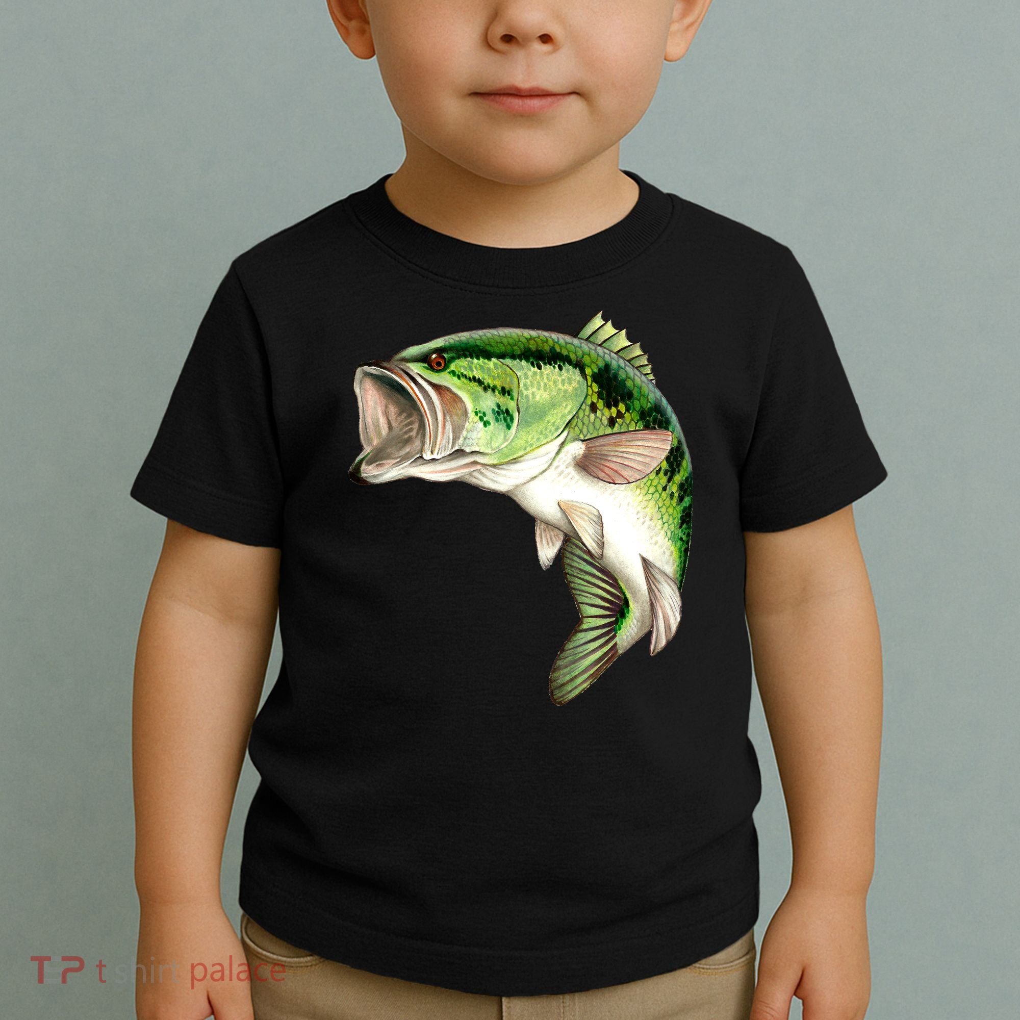 Largemouth Bass Swimming Toddler T-Shirt