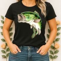 Largemouth Bass Swimming Women's T-Shirt thumb 2