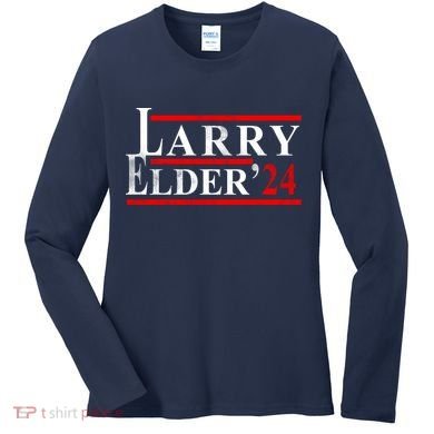 Larry Elder 2024 Vintage Campaign Election Women's Long Sleeve Shirt