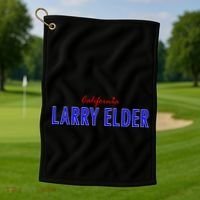 Larry Elder For California Golf Towel thumb 1