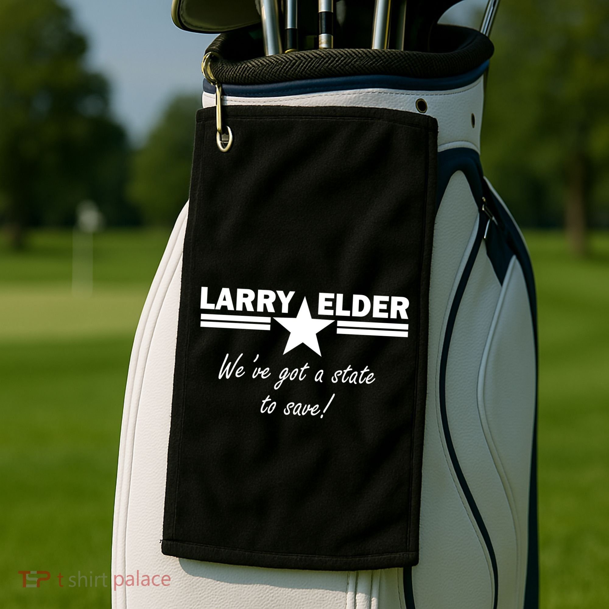 Larry Elder For California We've Got A State To Save Golf Towel