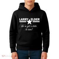 Larry Elder For California We've Got A State To Save Kids Hoodie thumb 4