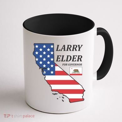 Larry Elder For Governor Coffee Mug back