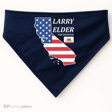 Larry Elder For Governor USA-Made Doggie Bandana