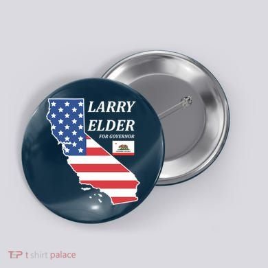 Larry Elder For Governor Button