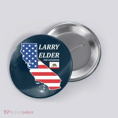 Larry Elder For Governor Button