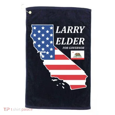 Larry Elder For Governor Golf Towel