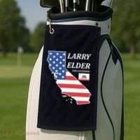 Larry Elder For Governor Golf Towel thumb 2