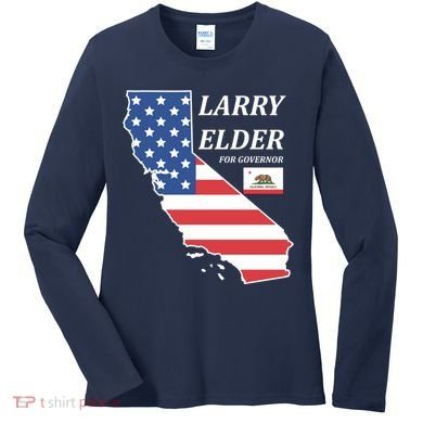 Larry Elder For Governor Women's Long Sleeve Shirt