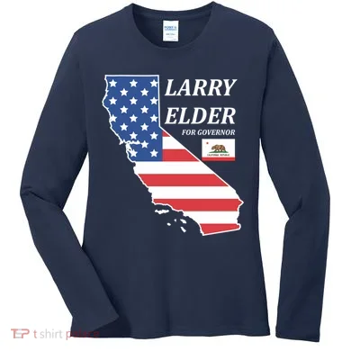 Larry Elder For Governor Women's Long Sleeve Shirt