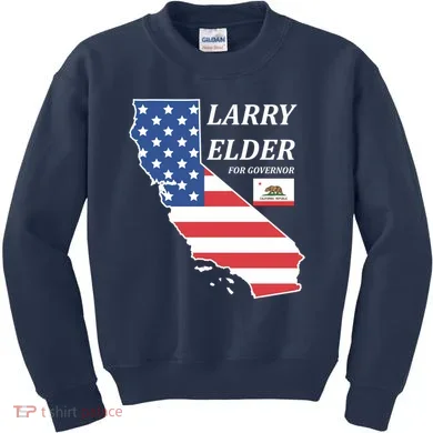 Larry Elder For Governor Kids Sweatshirt