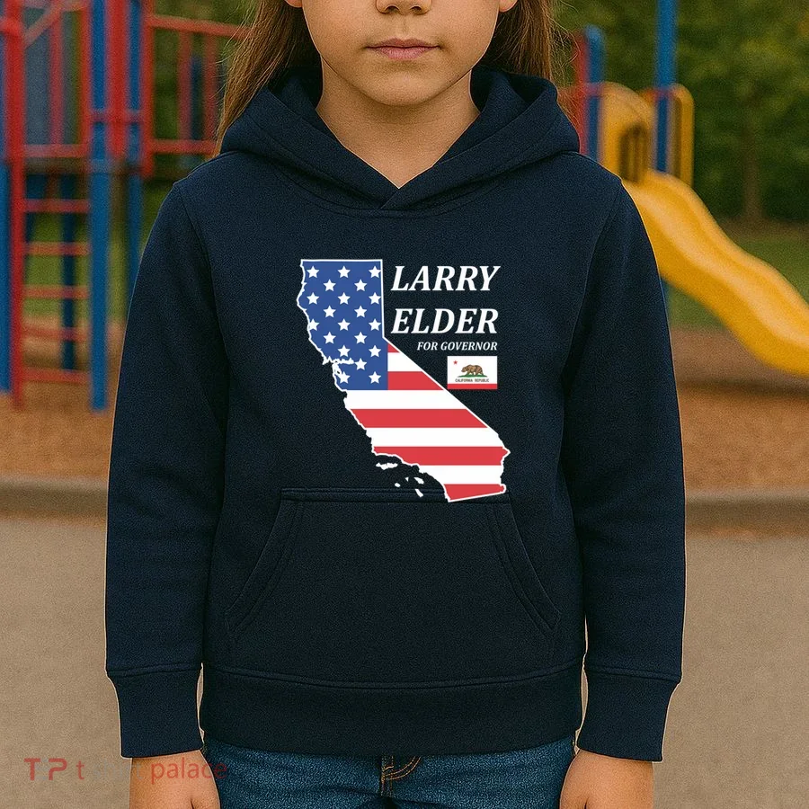 Larry Elder For Governor Kids Hoodie