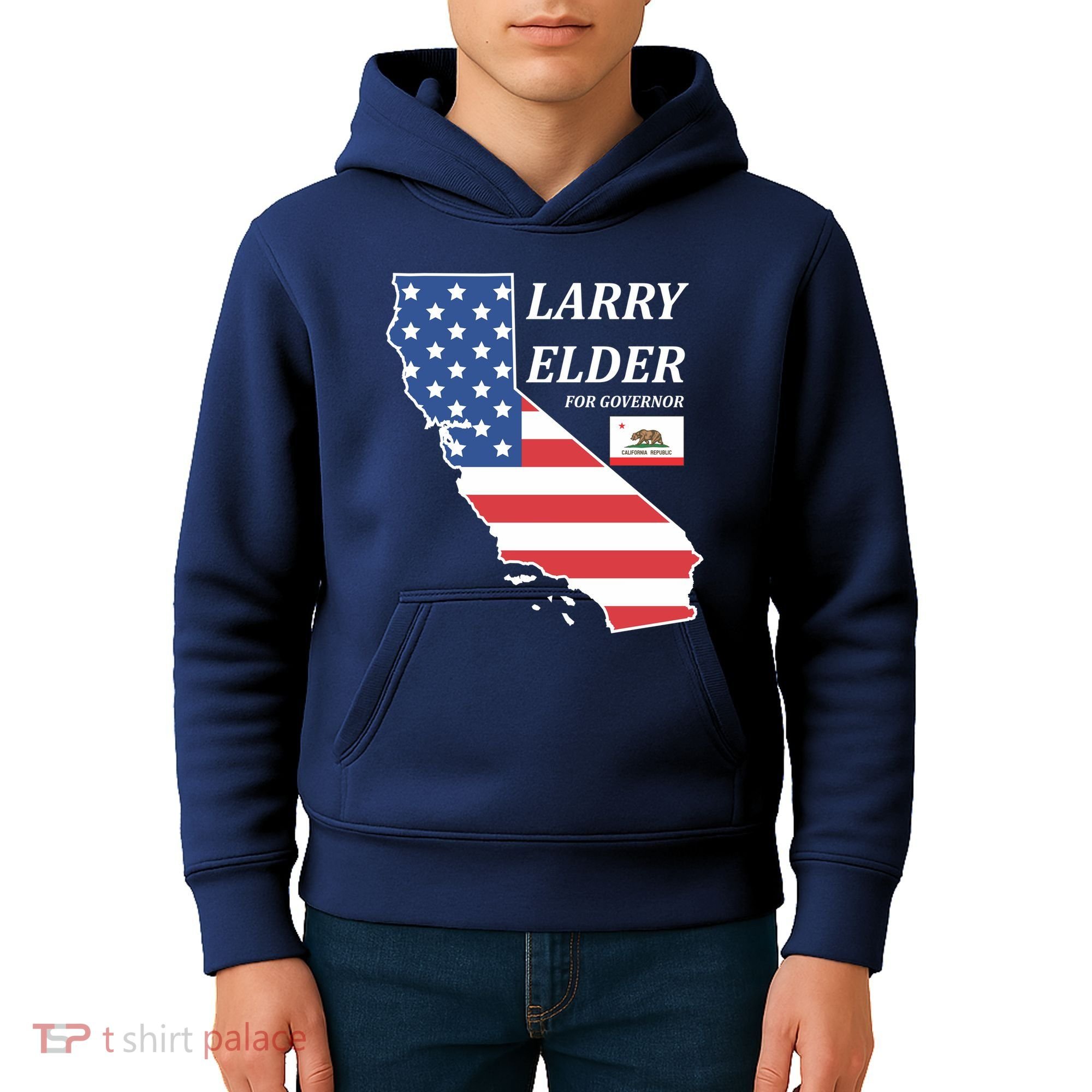 Larry Elder For Governor Kids Hoodie