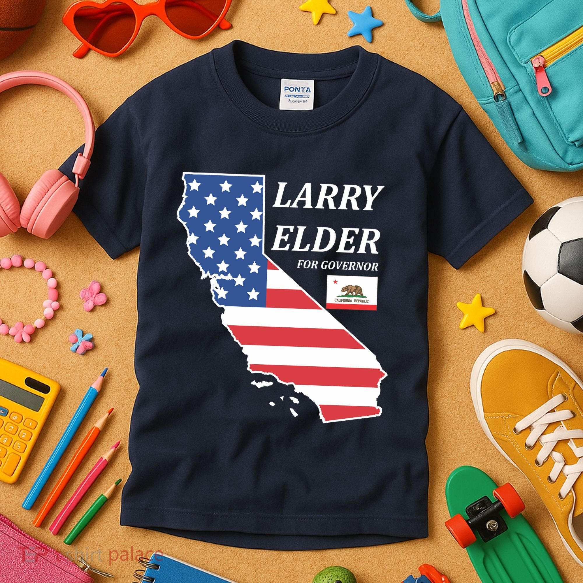 Larry Elder For Governor Kids T-Shirt