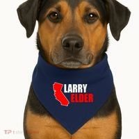 Larry Elder Republican Governor California USA-Made Doggie Bandana thumb 1