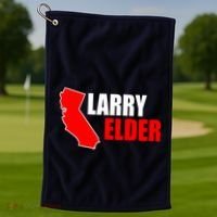 Larry Elder Republican Governor California Golf Towel thumb 1