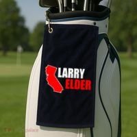 Larry Elder Republican Governor California Golf Towel thumb 2